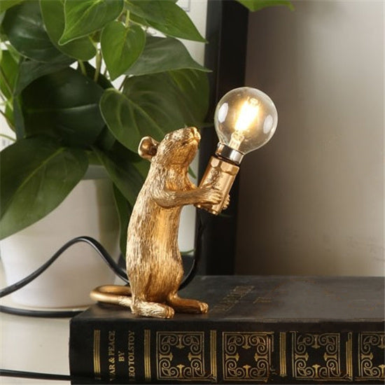 GlowMouse™ – Nordic Mini Resin Animal Night Light