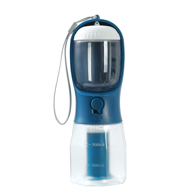 PawPort™ – 3-in-1 Portable Pet Water Bottle with Food & Waste Bag Storage