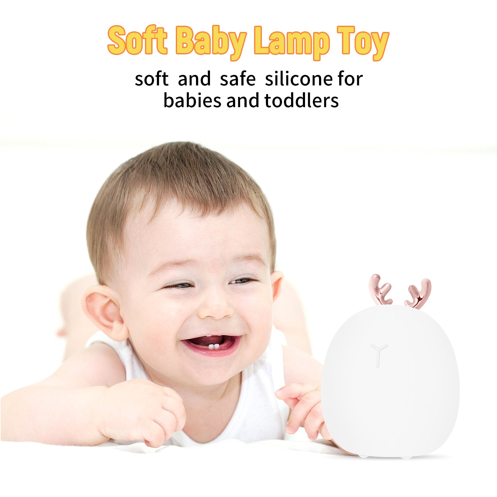 SnuggleGlow™ – Silicone Animal Touch Night Light