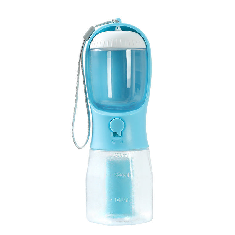 PawPort™ – 3-in-1 Portable Pet Water Bottle with Food & Waste Bag Storage
