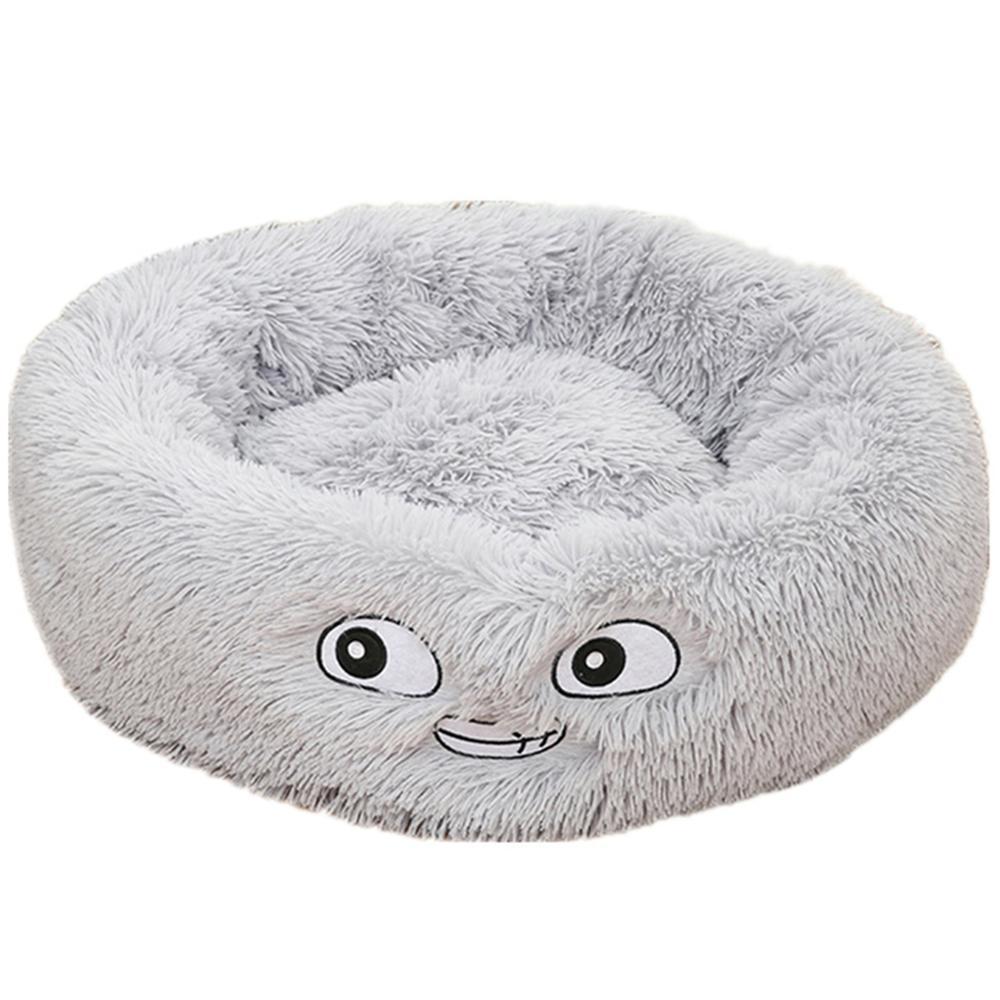 CozyNest™ – Round Plush Calming Pet Bed for Small Dogs & Cats
