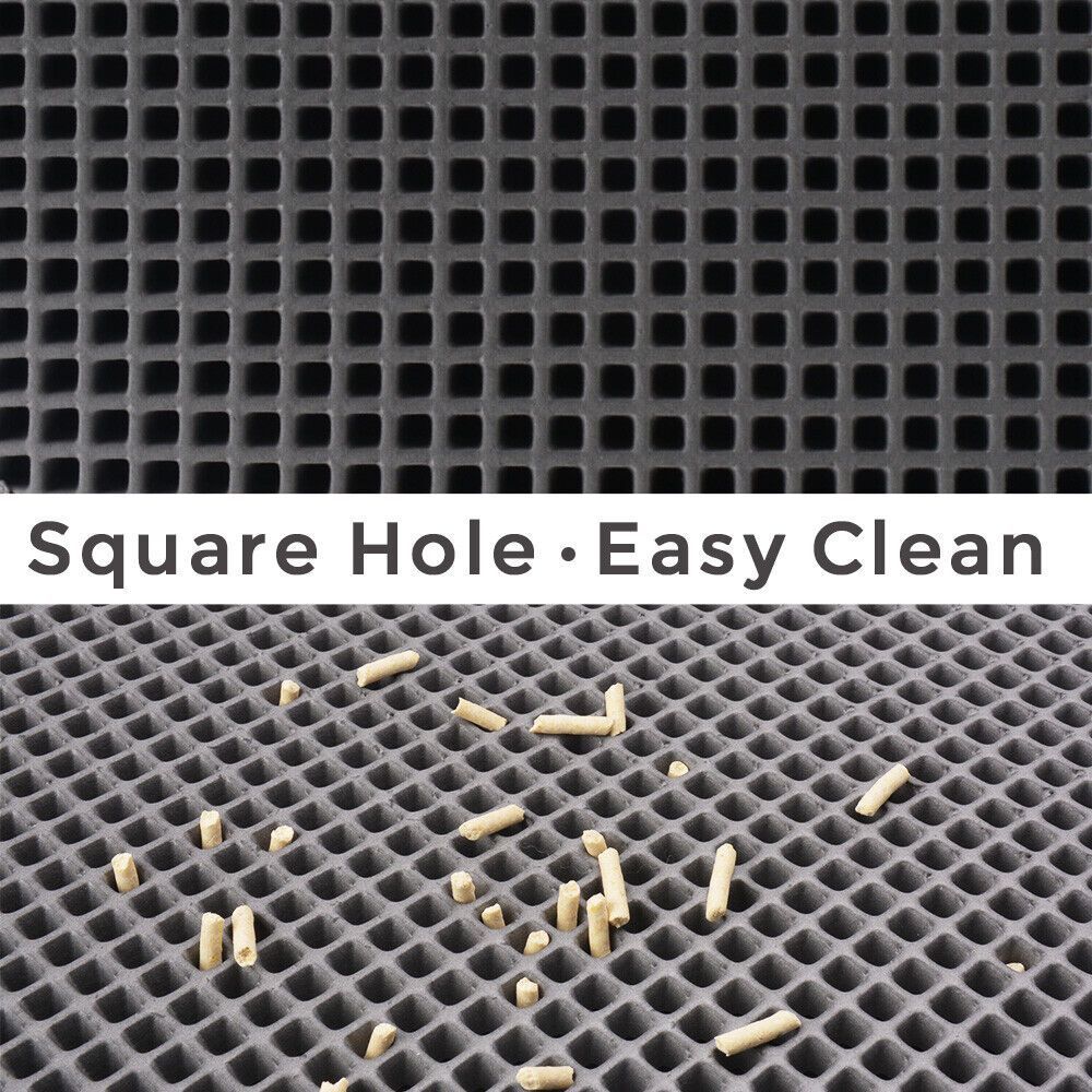 PawCatch™ – Waterproof Honeycomb Cat Litter Mat (24" x 15")