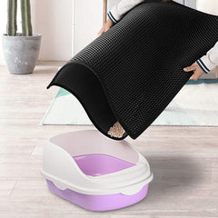 PawCatch™ – Waterproof Honeycomb Cat Litter Mat (24" x 15")