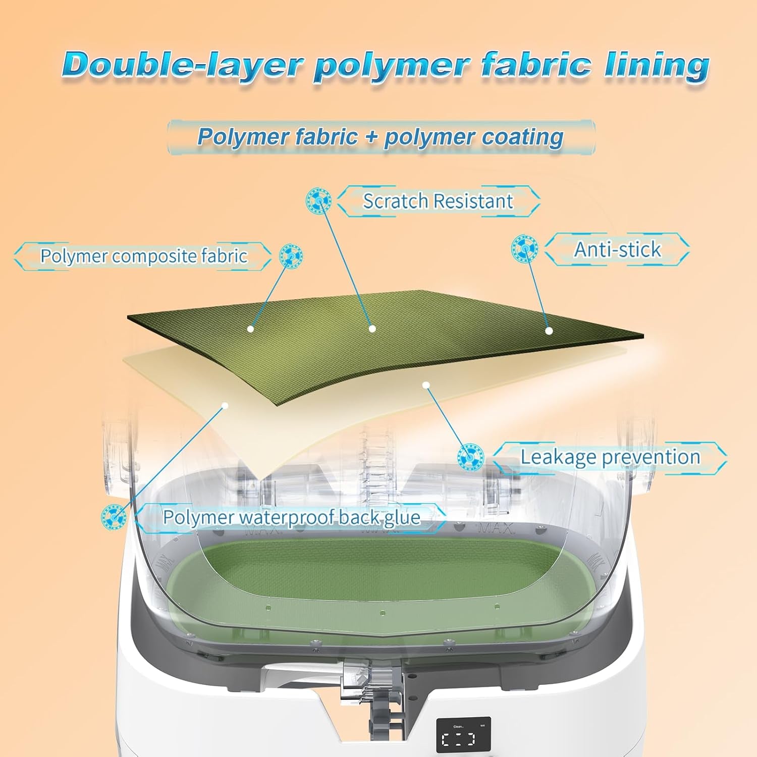 Automatic Cat Litter Box Self Cleaning - APP Control and Weight Monitoring - Ultra-Quiet, Suitable for Medium Cats and Kittens, Safe Anti-Pinch Litter Box (Assembly Required) - White