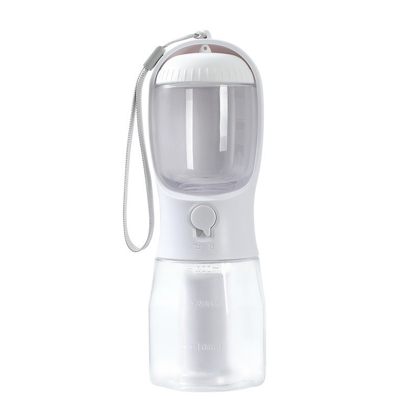 PawPort™ – 3-in-1 Portable Pet Water Bottle with Food & Waste Bag Storage