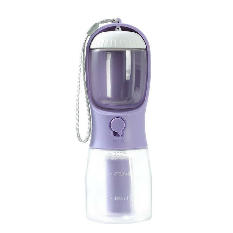 PawPort™ – 3-in-1 Portable Pet Water Bottle with Food & Waste Bag Storage