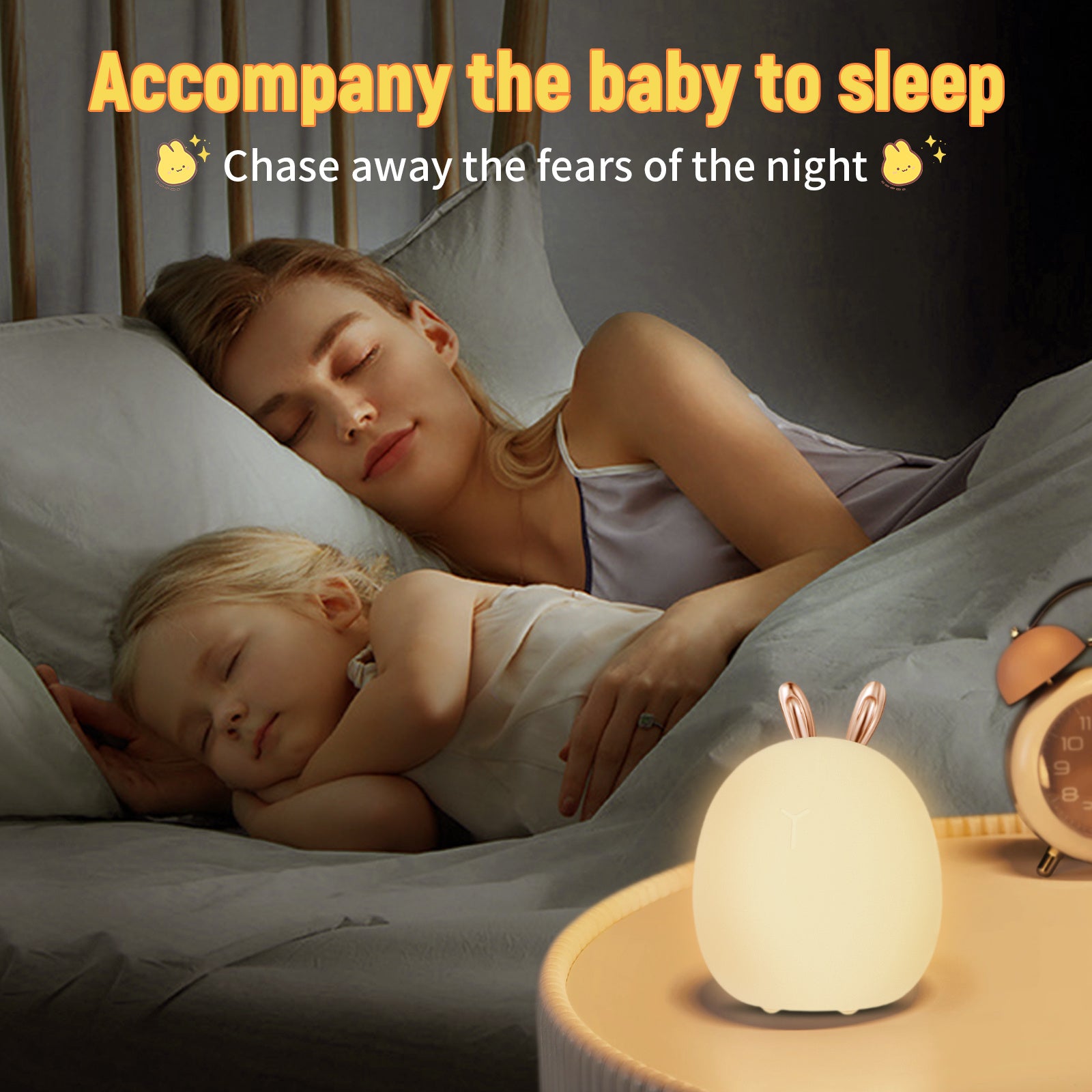 SnuggleGlow™ – Silicone Animal Touch Night Light