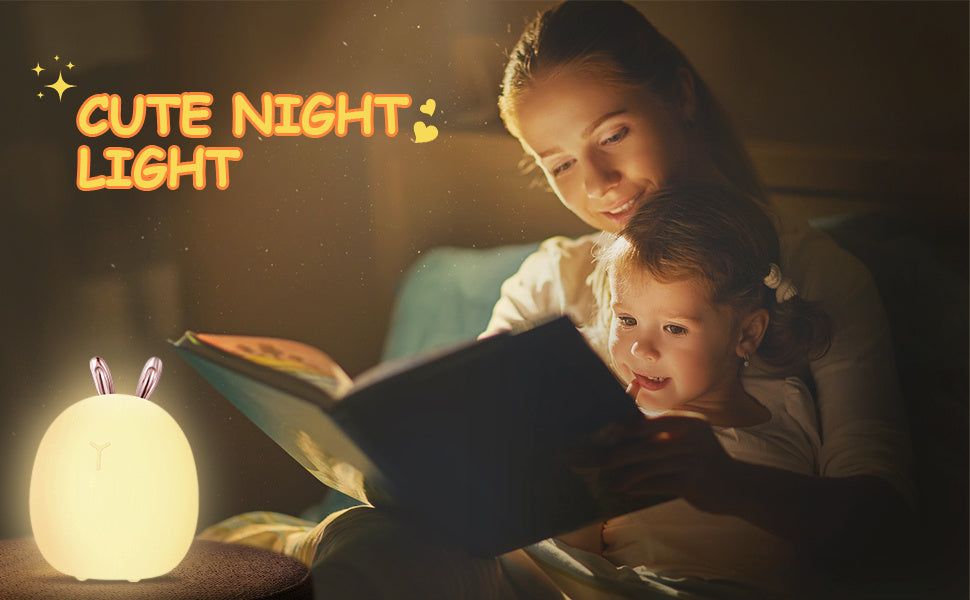 SnuggleGlow™ – Silicone Animal Touch Night Light