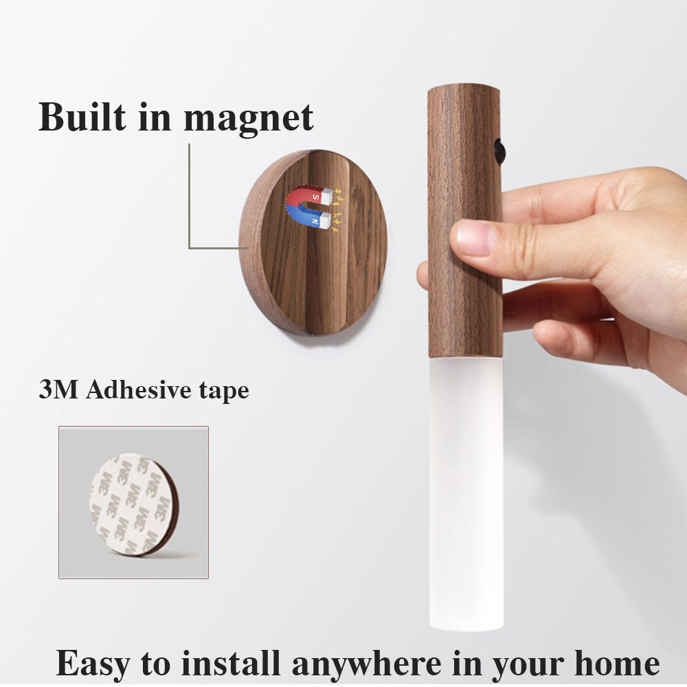 LumaWood™ – Magnetic Motion Sensor Night Light