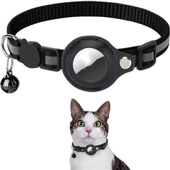 TrackPaw™ – Reflective Nylon Pet Collar with AirTag Holder (AirTag Not Included)