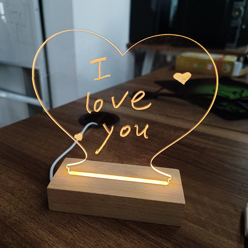 GlowNote™ – USB LED Message Board Lamp