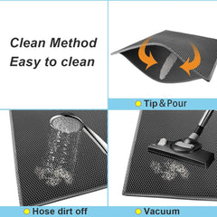 PawCatch™ – Waterproof Honeycomb Cat Litter Mat (24" x 15")