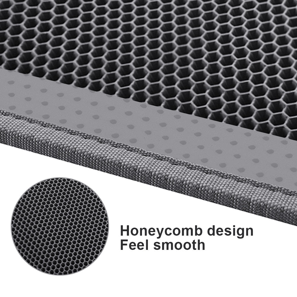 PawCatch™ – Waterproof Honeycomb Cat Litter Mat (24" x 15")