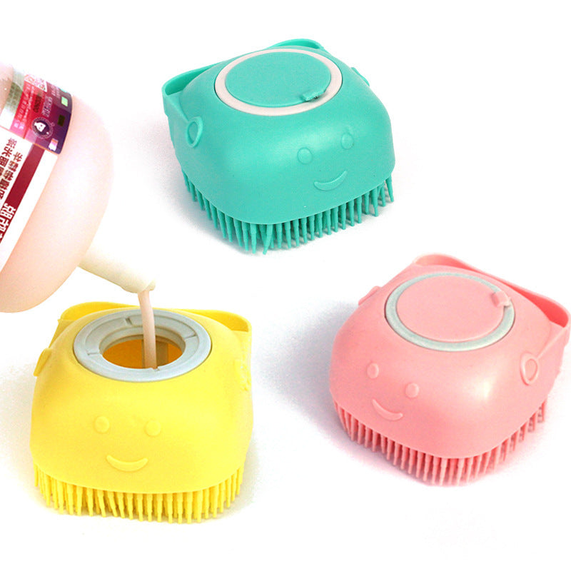 SoapyPaws™ – 2-in-1 Silicone Dog Bath & Massage Brush