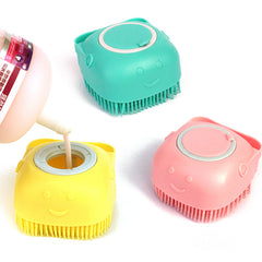 SoapyPaws™ – 2-in-1 Silicone Dog Bath & Massage Brush