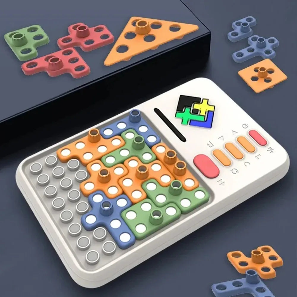 Super Block Smart Jigsaw Game 1000+ Levelled up Challenges Brain Teaser Puzzles Interactive Fidget Toys Children'S Gifts