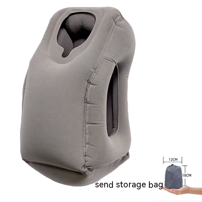 DozeEasy™ – Face-Down Inflatable Travel Pillow